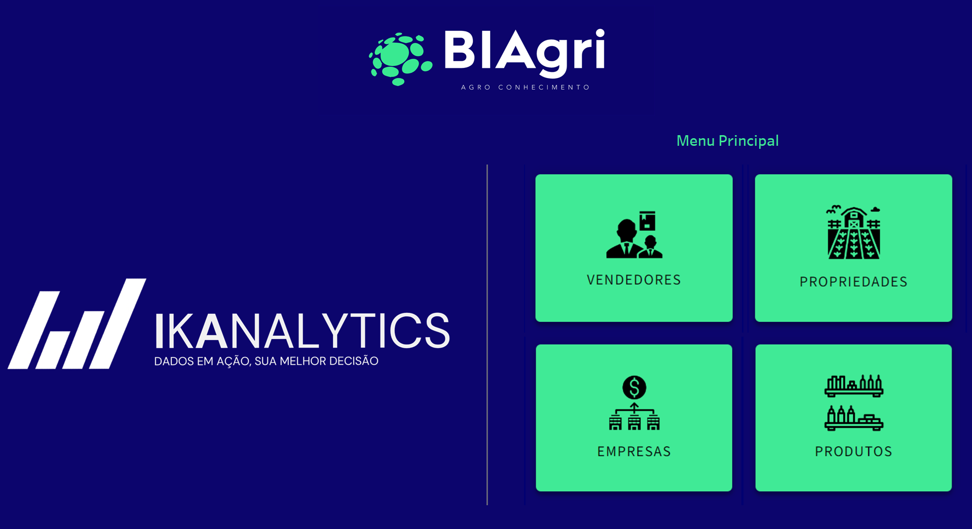 BiAgri - Menu
